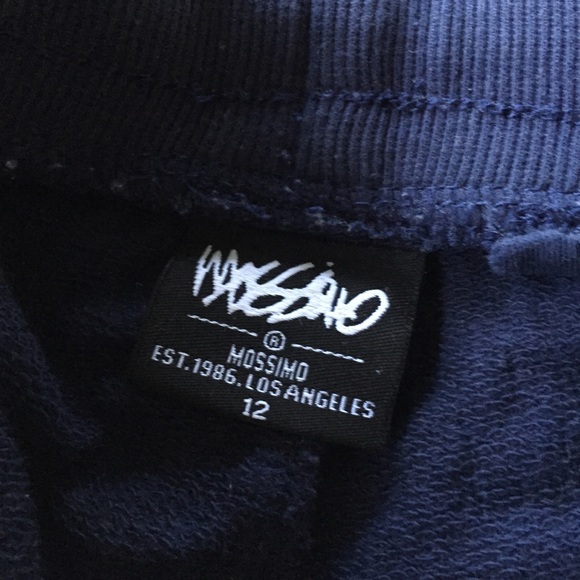 MOSSIMO boys track pants WIDE WORLD boys sweatpants sz 12 grey blue green red - Picture 4 of 14